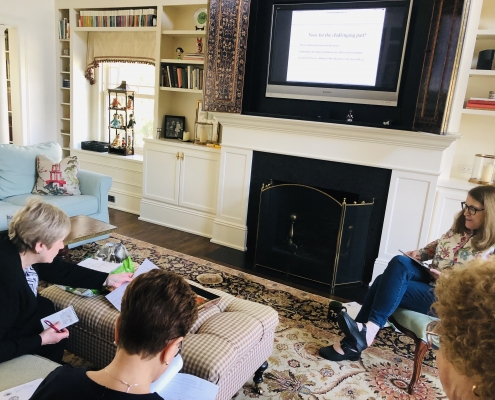 Candidates’ Helper - lunch at Priscilla Barlow’s