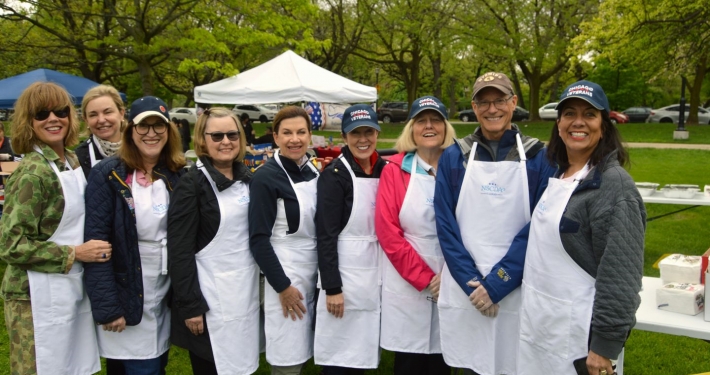 Molly Stamer, Laura Koh, Priscilla Barlow, Claudia Lane, Mary Carter, Jeannine Bergeron, Lucy Bell, Tom Gorman and Sonya Wolsey-Paige
