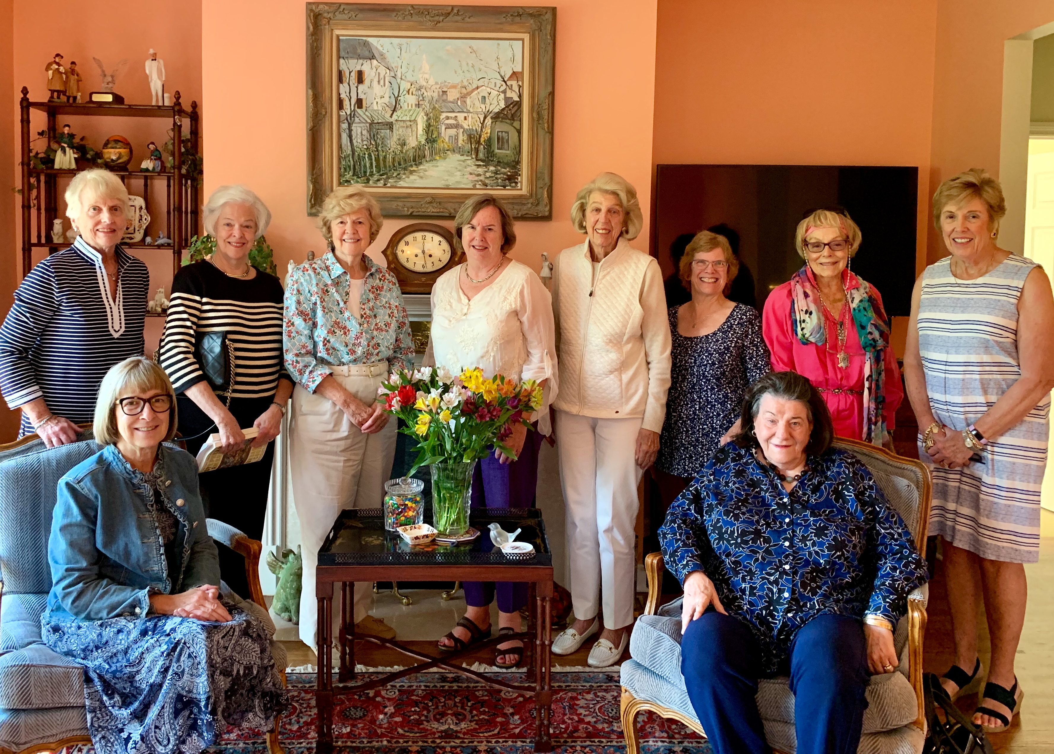Cami Burgess, Nancye Mowry, Cammie Schumacher, Carla Carstens, Nancy Robinson, Kathy Taylor, Jean Brown, Judith Urban, Nancy Schults and Sally Veeder